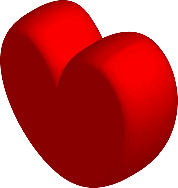 hearts icon set valentines day love symbol d heart icon