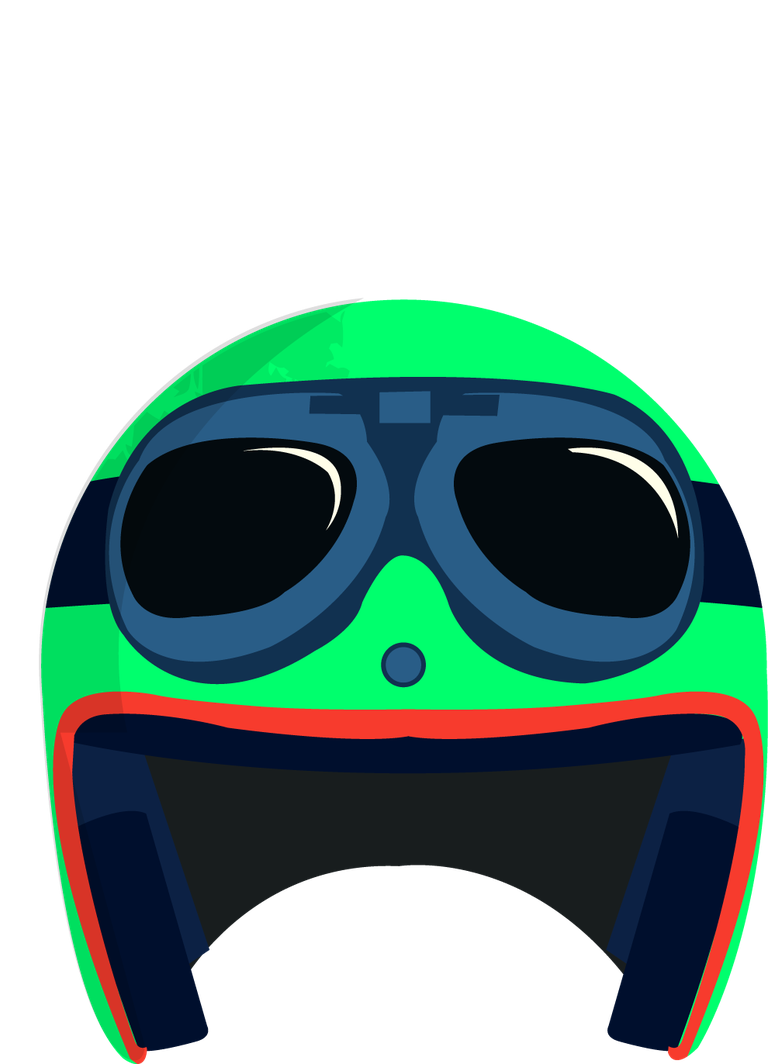 helmet icons sets funny multicolored 