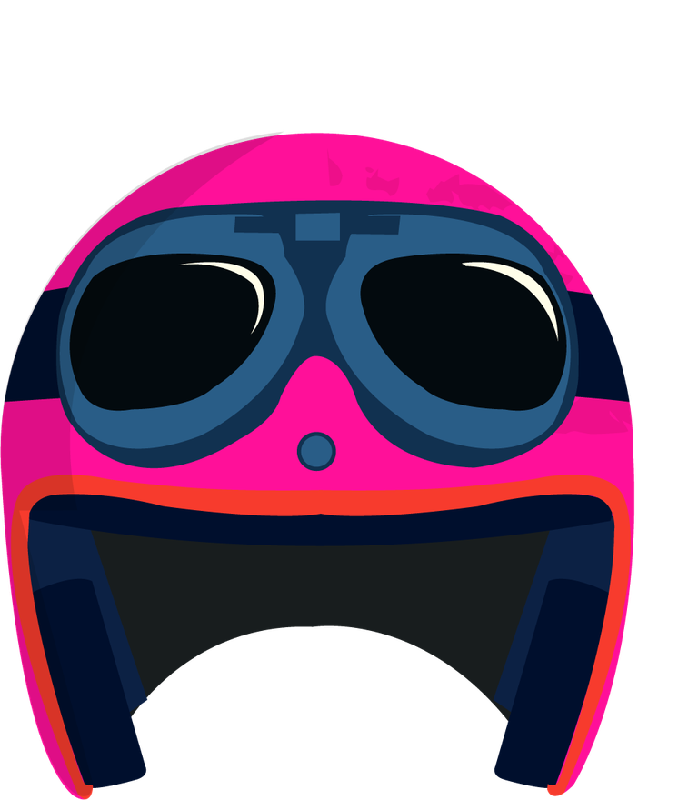 helmet icons sets funny multicolored 