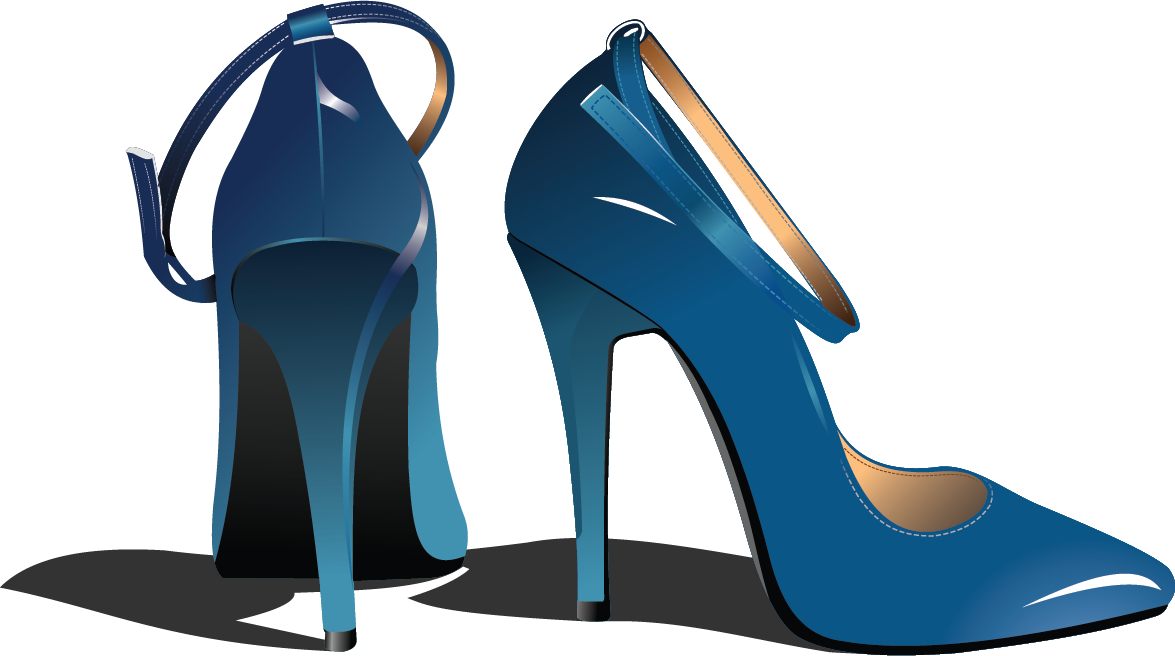 high heels shoe vector