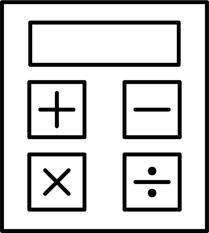 home automation black line icon for smart home technology management and convenience