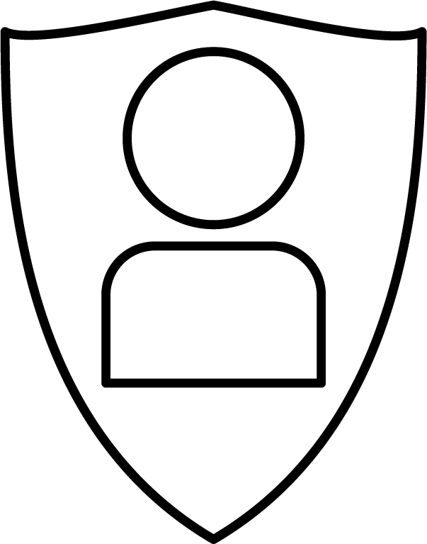 home automation black line icon representing smart technology for modern living spaces
