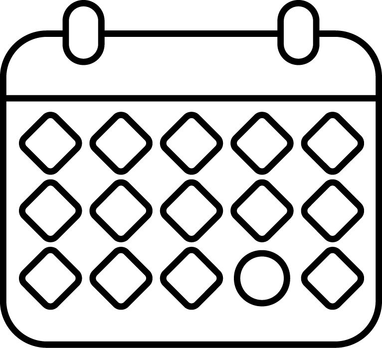 home automation black line icon for smart home technology and energy management solutions
