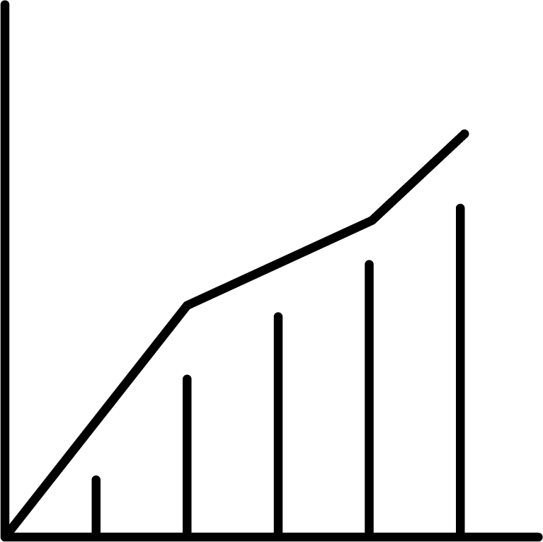 home automation black line icon for smart living solutions and modern technology integration