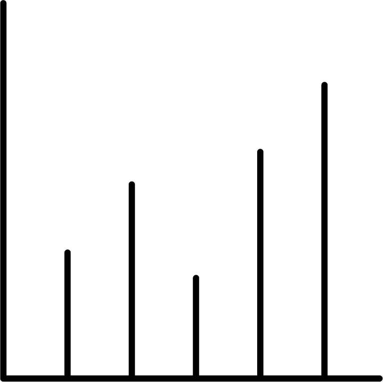 home automation black line icon for smart devices and modern living environments