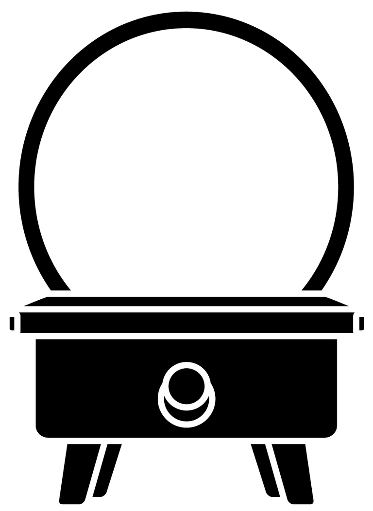 home furniture black and white icon