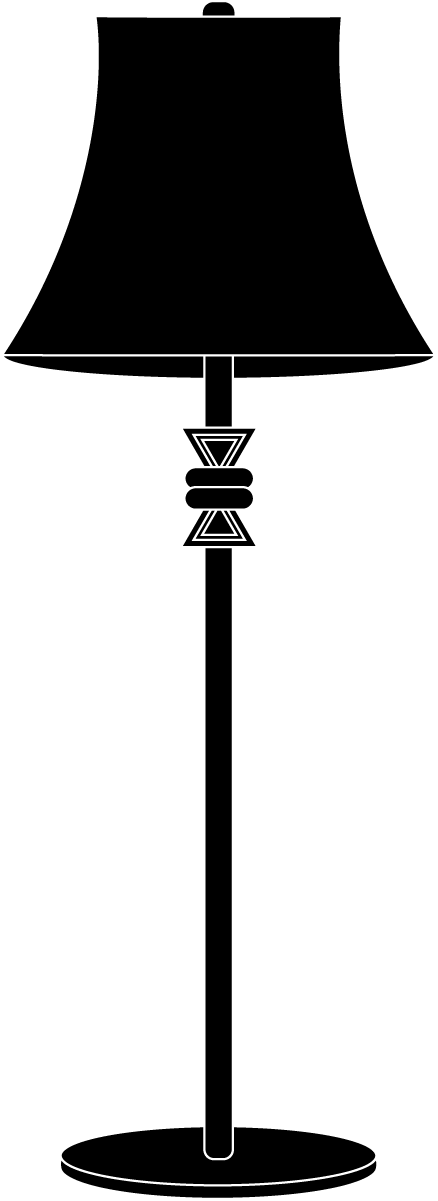 home furniture black and white icon