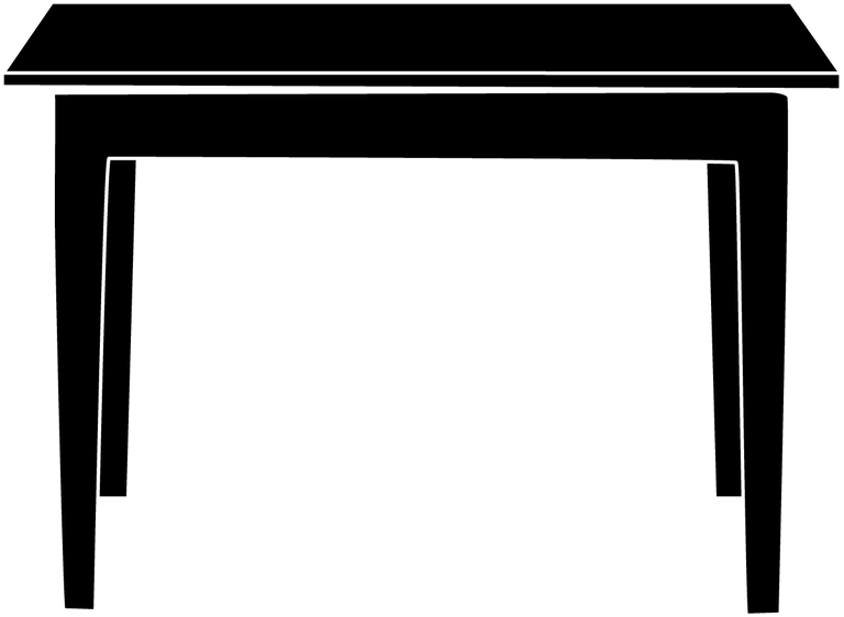 home furniture black and white icon