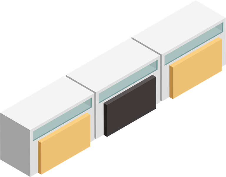 isometric home interior objects featuring modern storage solutions for stylish living spaces