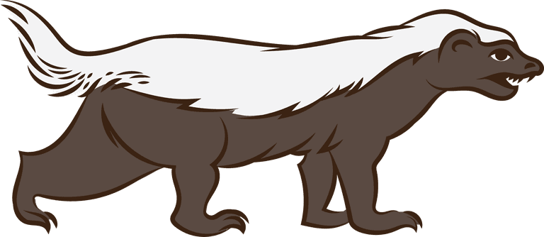 honey badger honey badger cartoon elements perfect set for any other kind of 