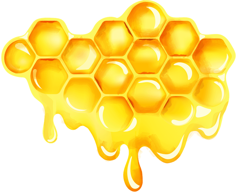 honeycomb cake honey watercolor set with jar dipper bees honeycomb house bucket