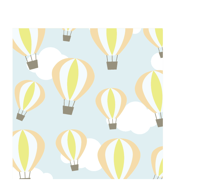 hot air balloon background and pattern collection