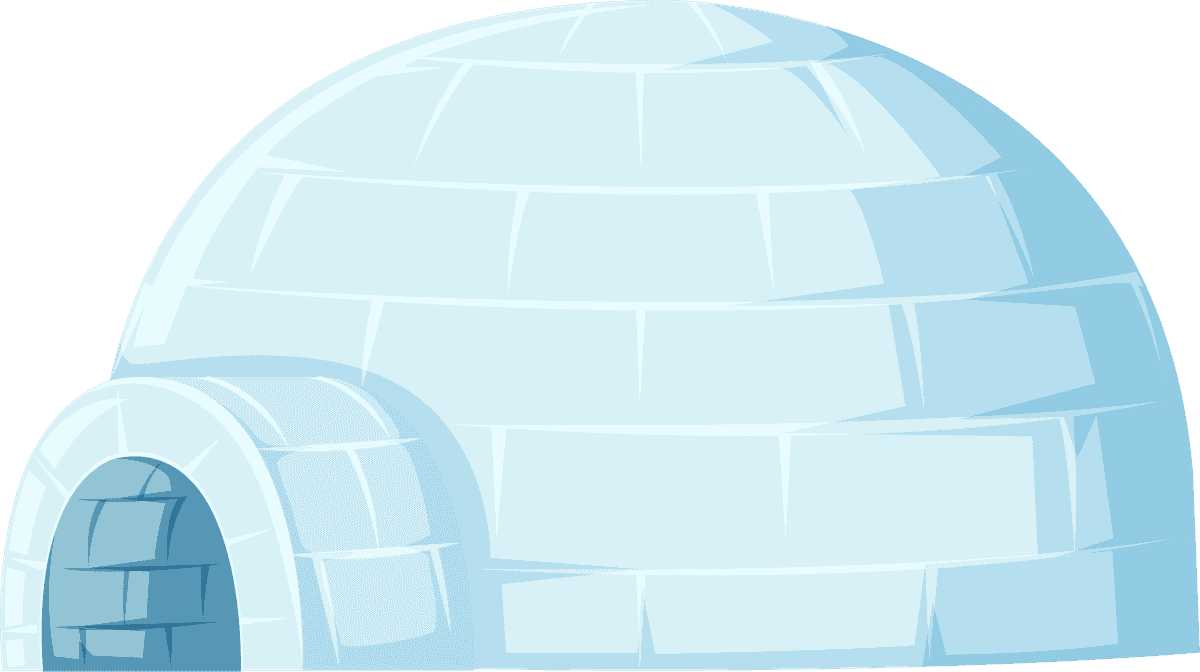 house set different house igloo illustration for winter themed projects and decorations