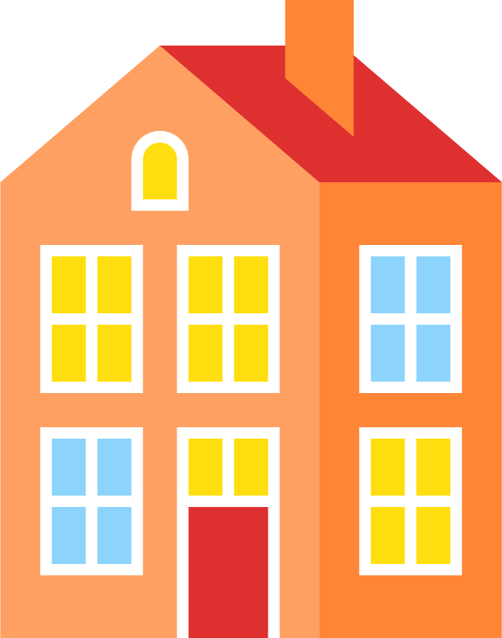 house icon flat pixel perfect for real estate and home decoration needs