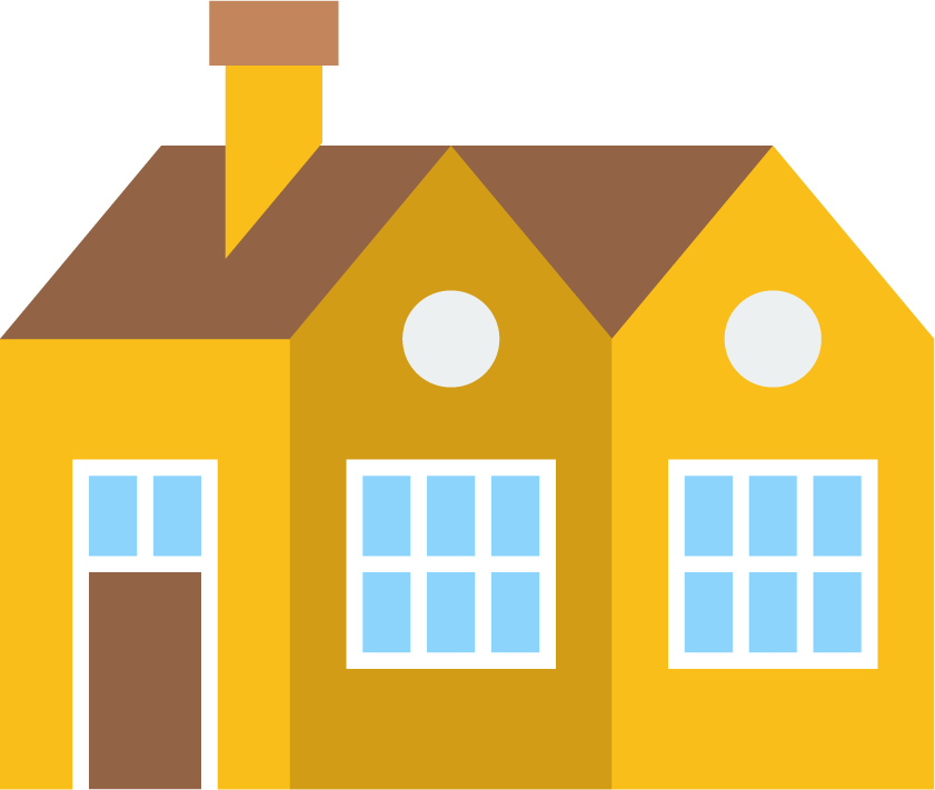 house icon flat pixel perfect for real estate marketing and home services