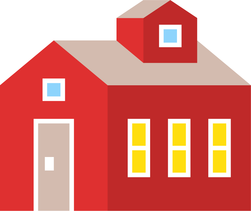 house icon flat pixel perfect for modern applications in bright colors