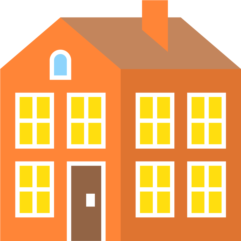 house icon flat pixel perfect for real estate listings and applications
