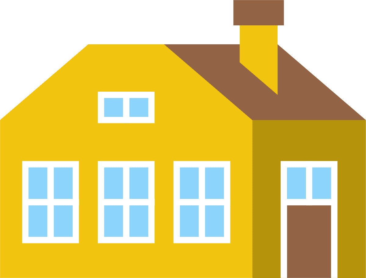 house icon flat pixel perfect illustration for real estate and home services