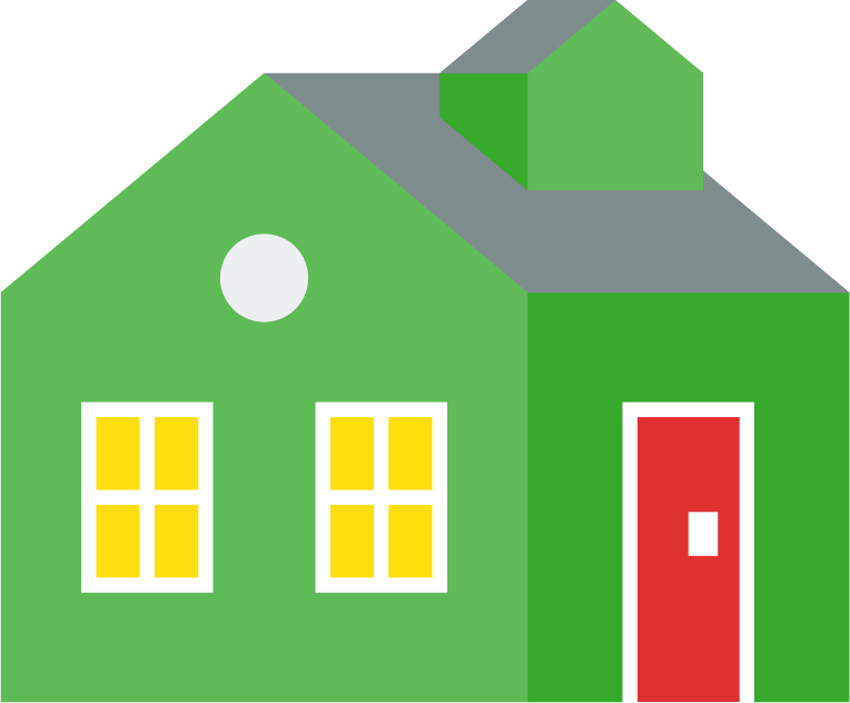 house icon flat pixel perfect with vibrant colors and modern look for web use