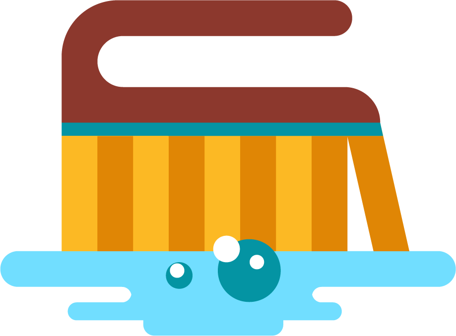 housekeeping cleaning flat icons for effortless home maintenance and organization