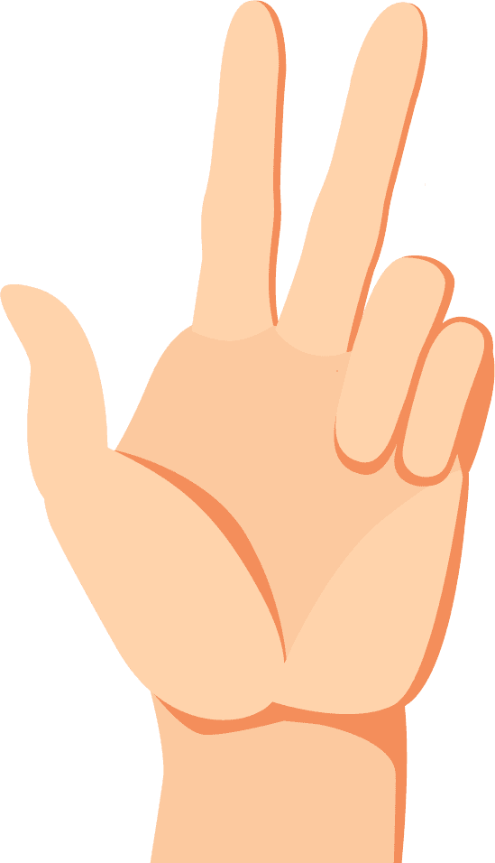 human hand gestures illustration