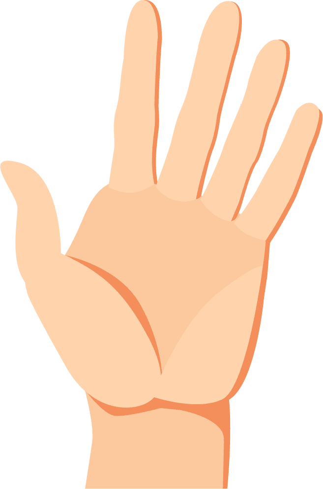 human hand gestures illustration for communication and learning in digital projects