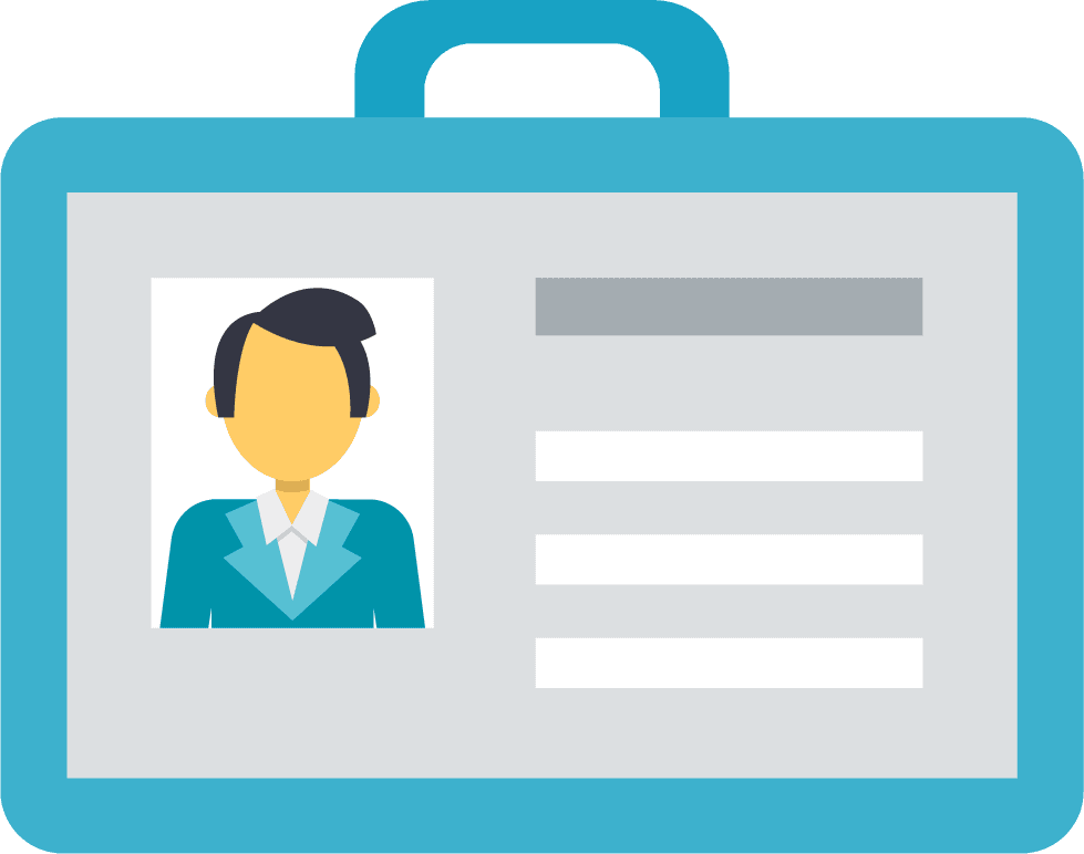 human resources icons flat