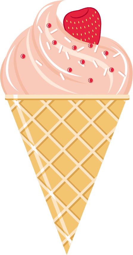 ice cream cone color ice cream graphic