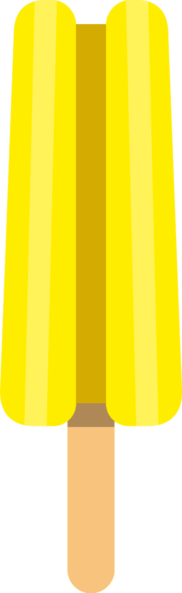 ice cream for summer season: delightful yellow popsicle perfect for hot days and parties