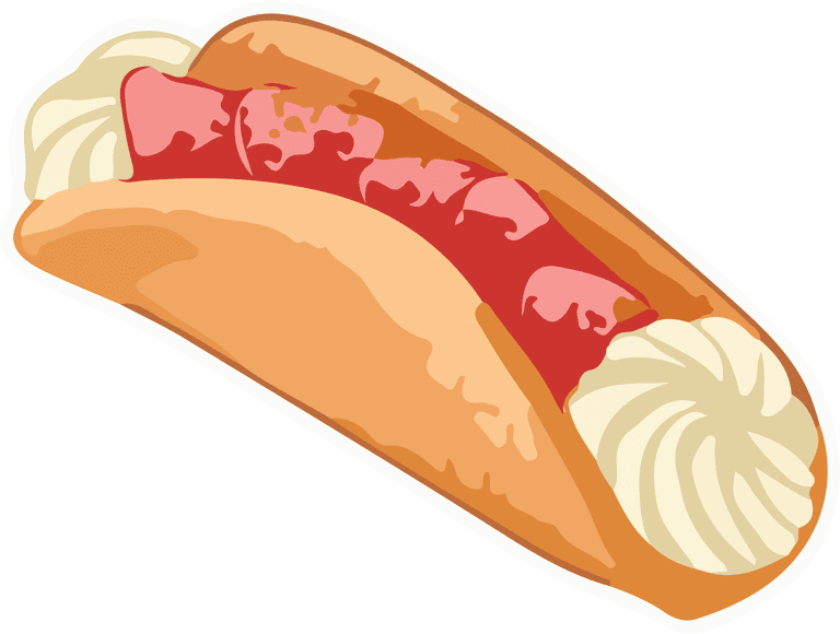 ice cream sandwich food art vector