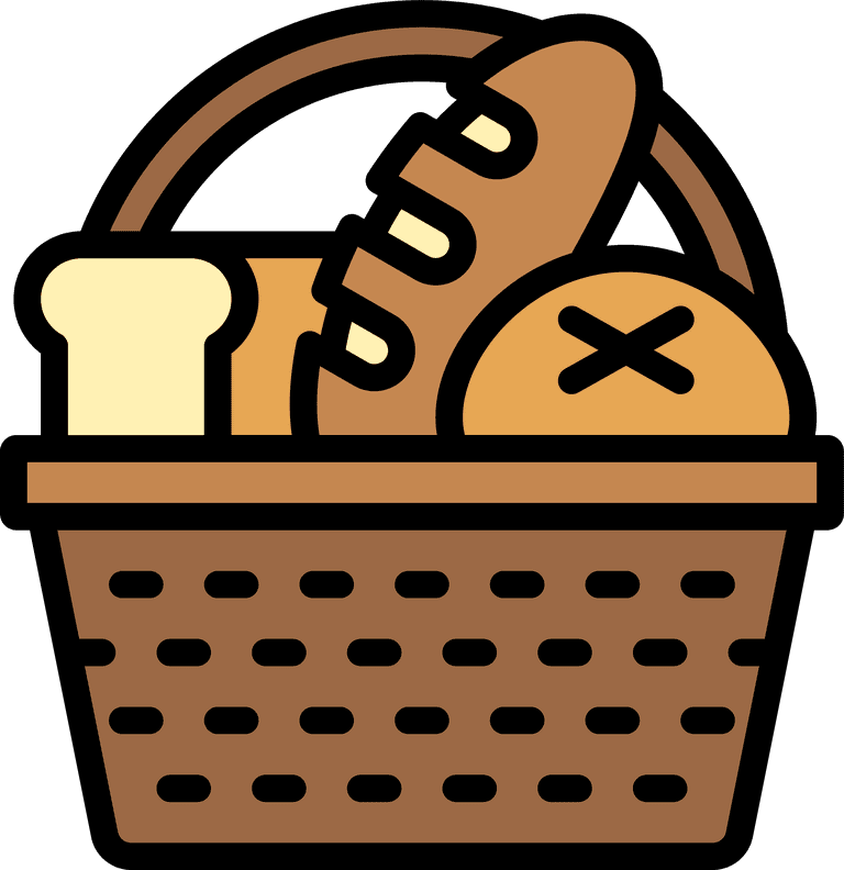 icon baking bakery and baking related filled icon set