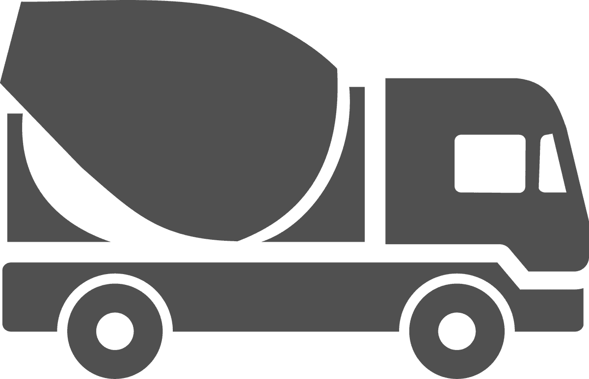 icon build construction icons collection featuring concrete mixer truck for construction projects