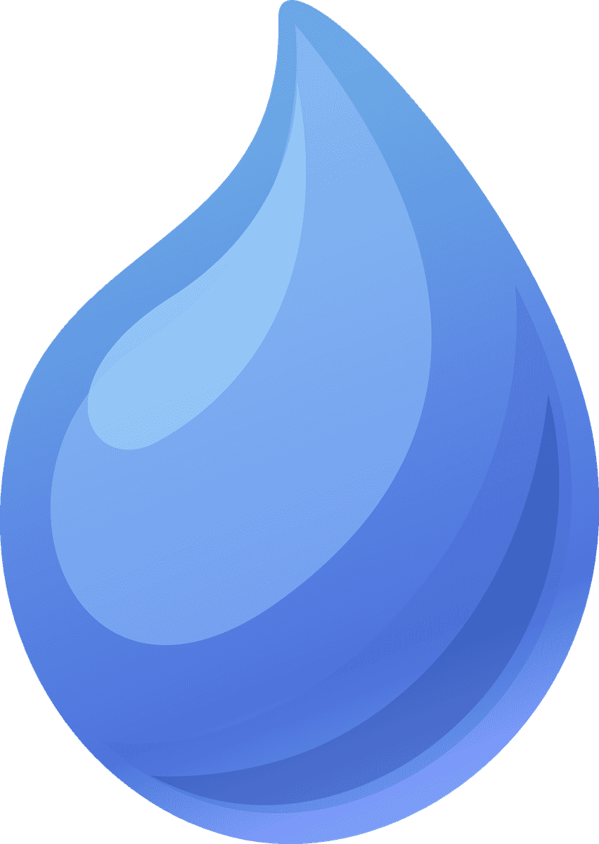 icon daquan industrial articles vector depicting a modern water droplet symbol for various applications