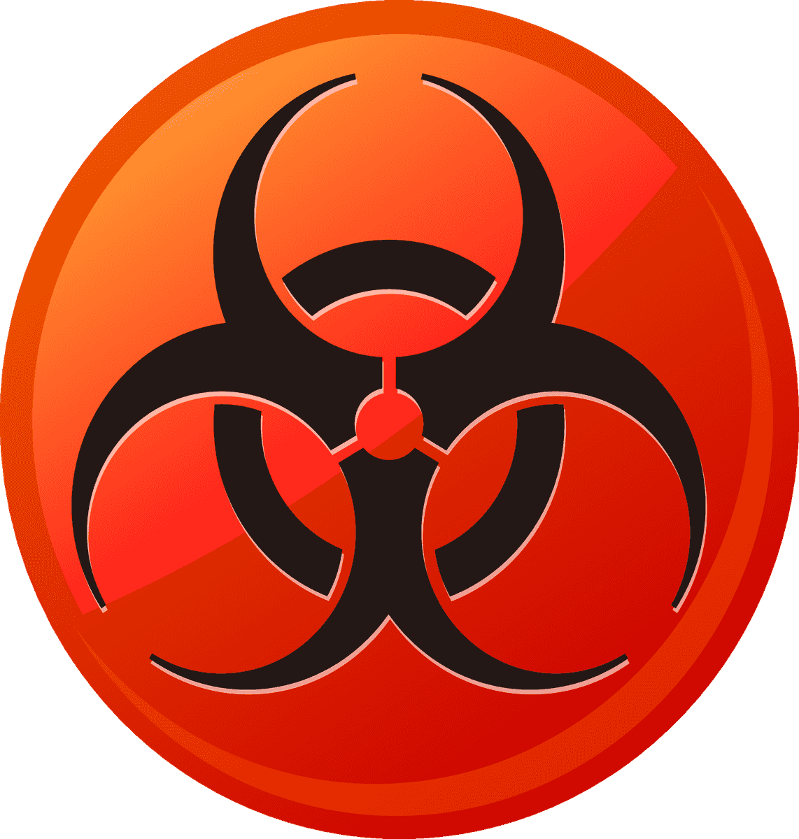 biohazard symbol icon daquan industrial articles vector for safety and warning measures