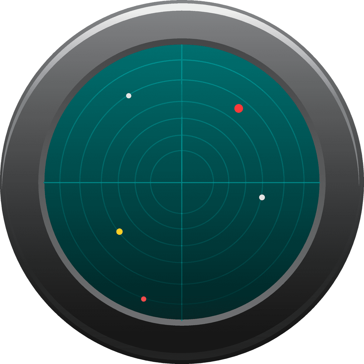 icon daquan industrial articles vector radar screen for monitoring and detection applications