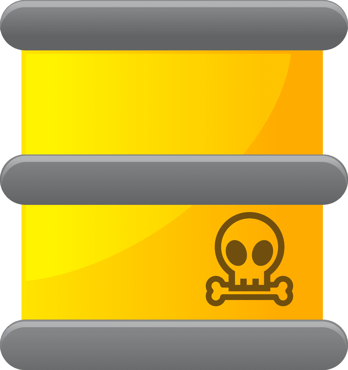 icon daquan industrial articles vector showcasing hazardous material containment with warning symbols