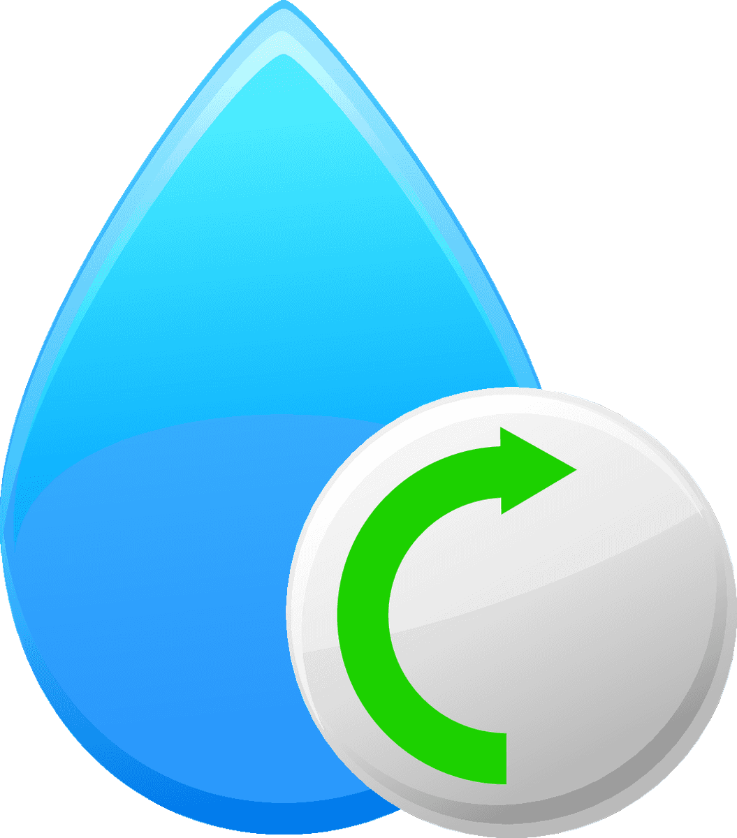 icon daquan industrial articles vector for water recycling and sustainability applications