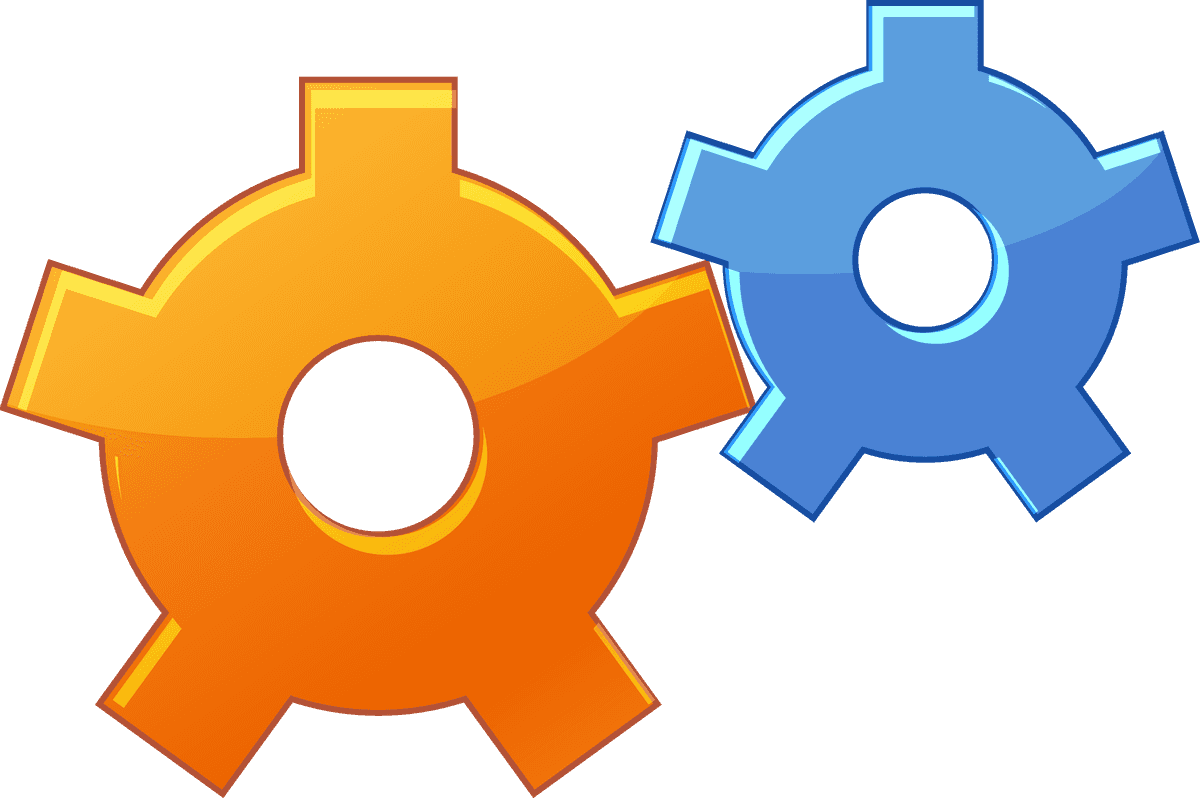 icon daquan industrial articles vector featuring vibrant gears for tools and machinery usage