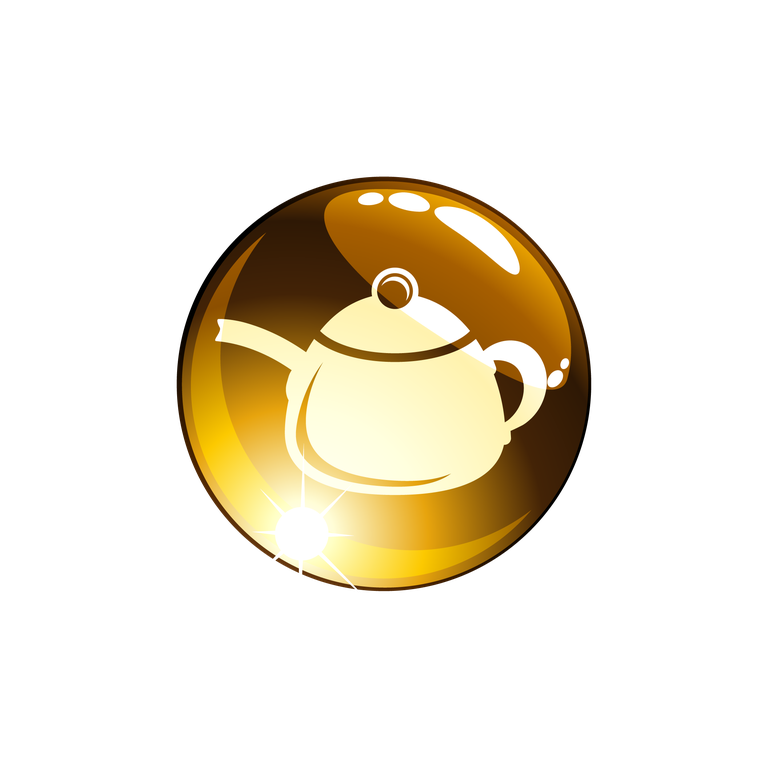 icon living icons vector of a shiny teapot for kitchen and home use