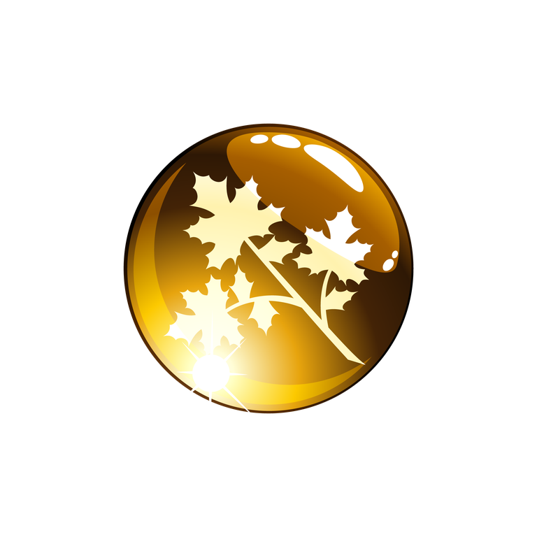 icon living icons vector with golden leaf accents for nature-themed projects