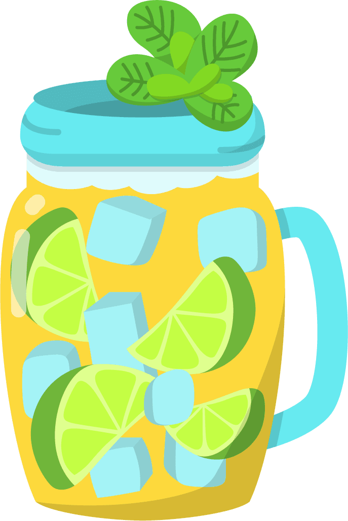 icon various types beverage for advertising vector