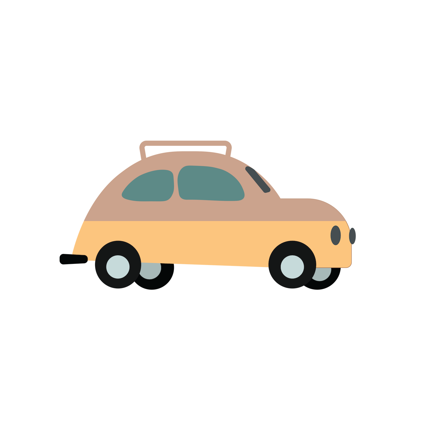 retro vehicle illustration for digital and print projects with a classic aesthetic