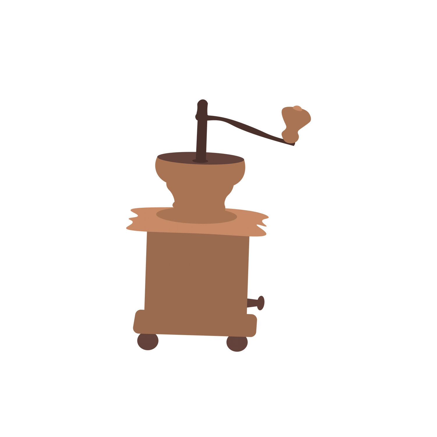 vintage kitchenware illustration in flat style for rustic-themed websites and culinary projects