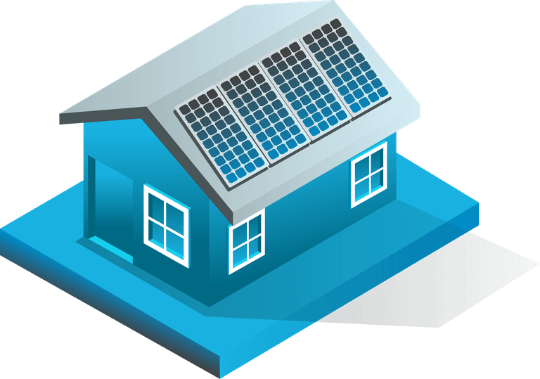 icons about solar panels and electric power