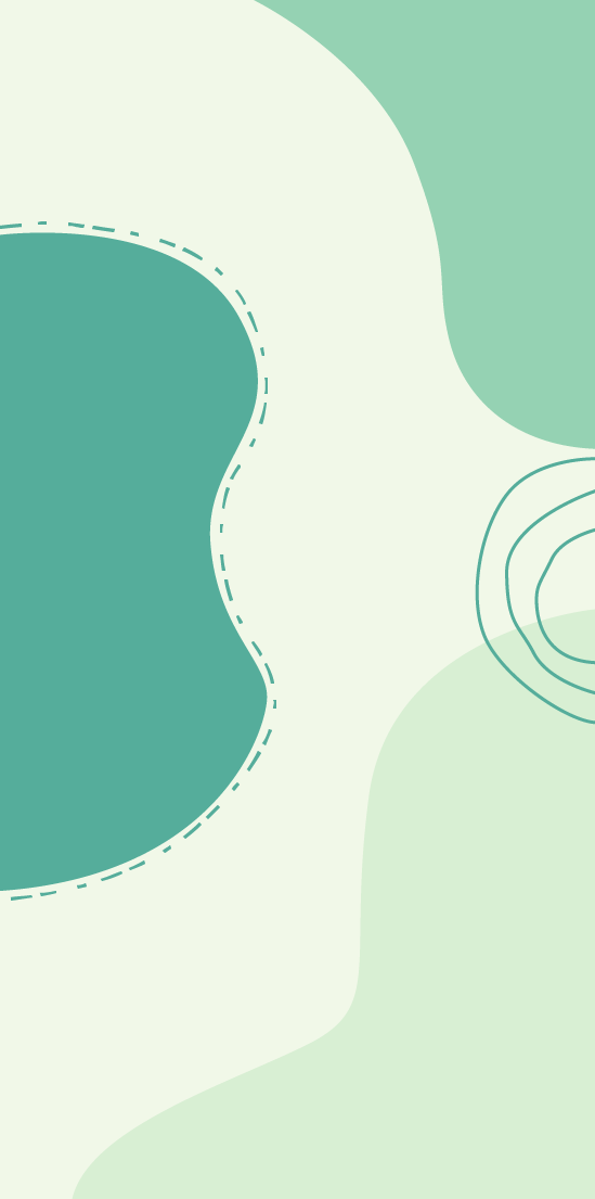 abstract shapes with smooth curves and delicate outlines