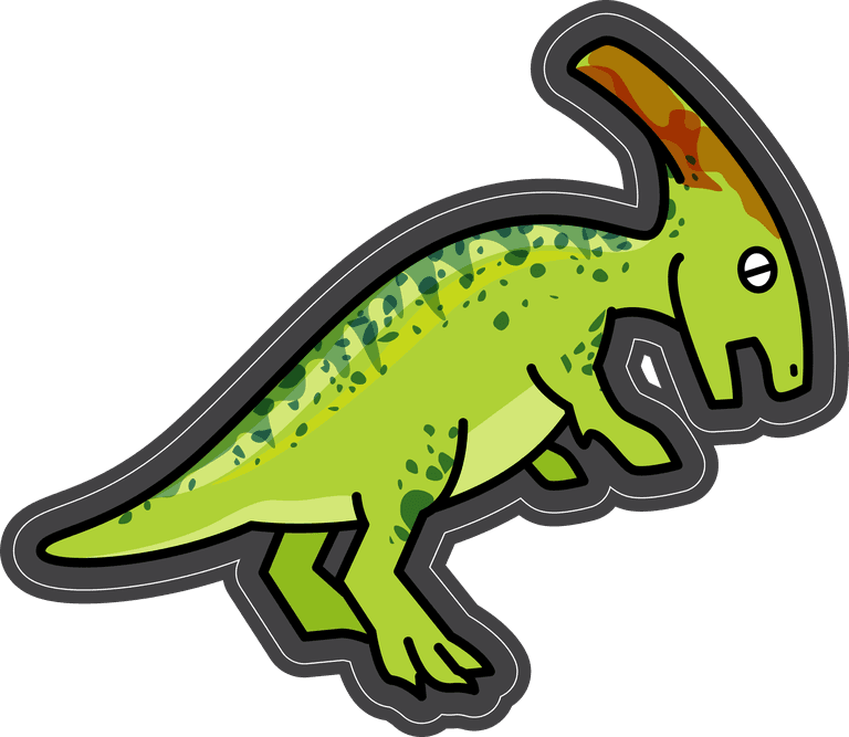 idiot dinosaur dinosaurus character cartoon set