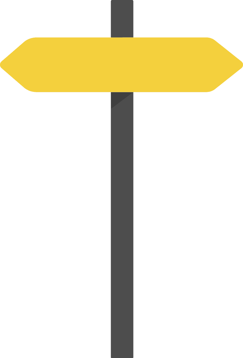 illustration blank sign vector for customizable directions and navigation in various settings