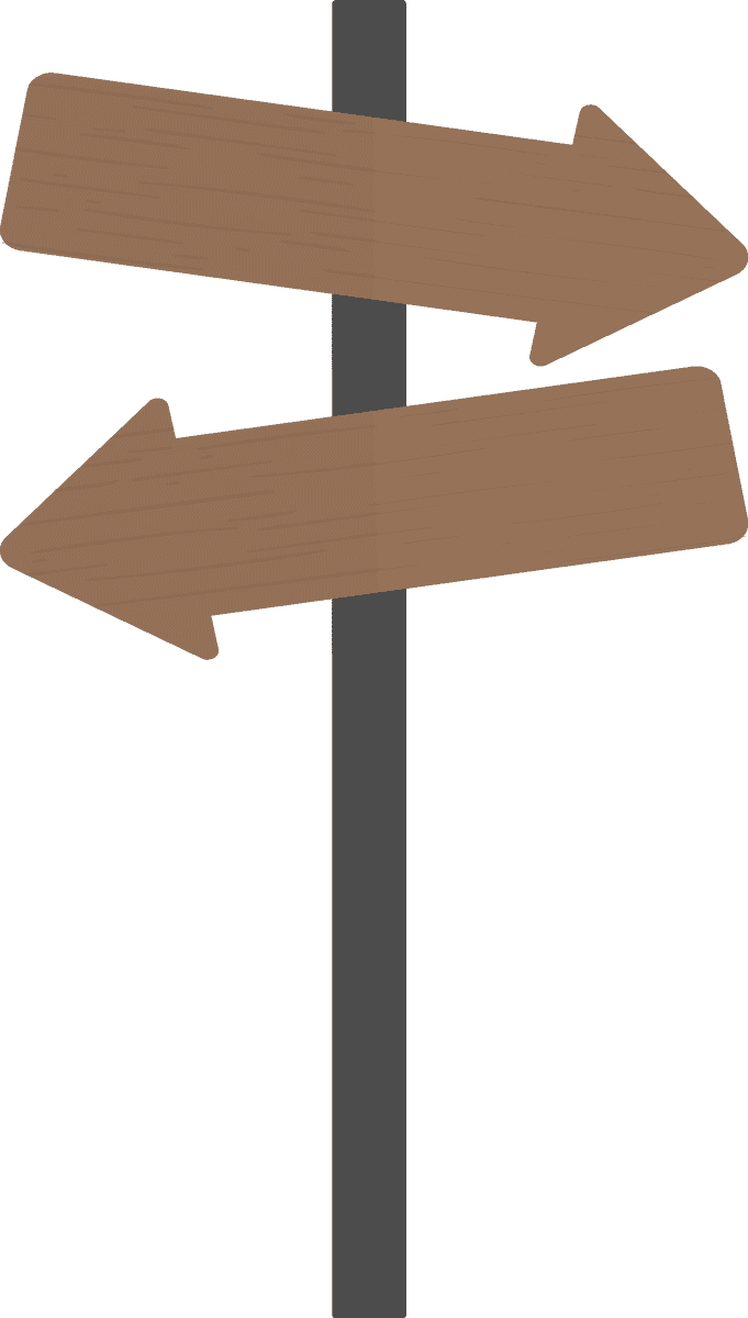 illustration blank sign vector for directions with arrows customizable for various uses