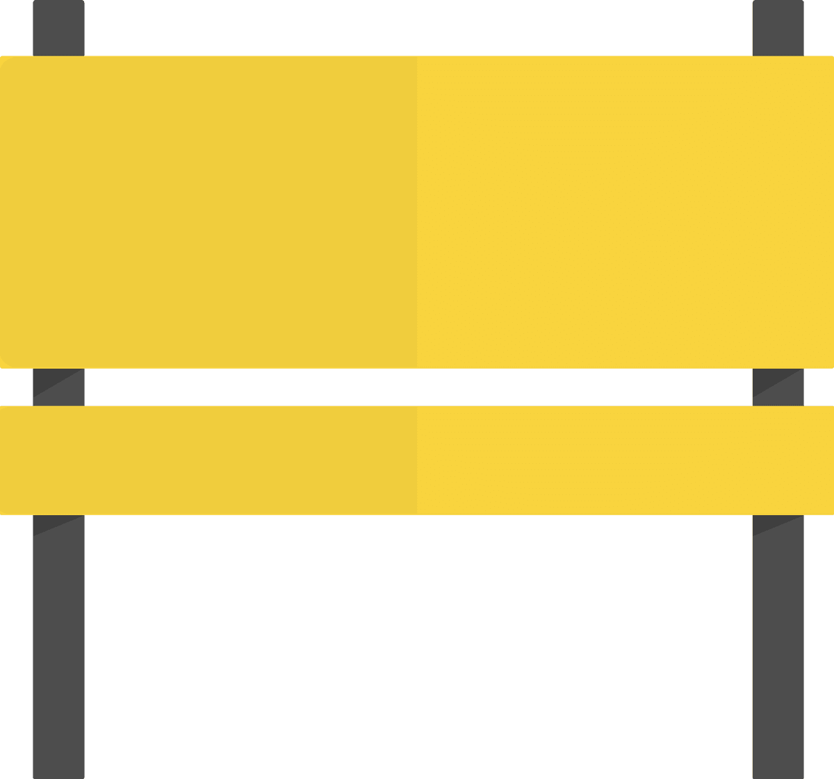 illustration blank sign vector for customizable messages and announcements online and offline