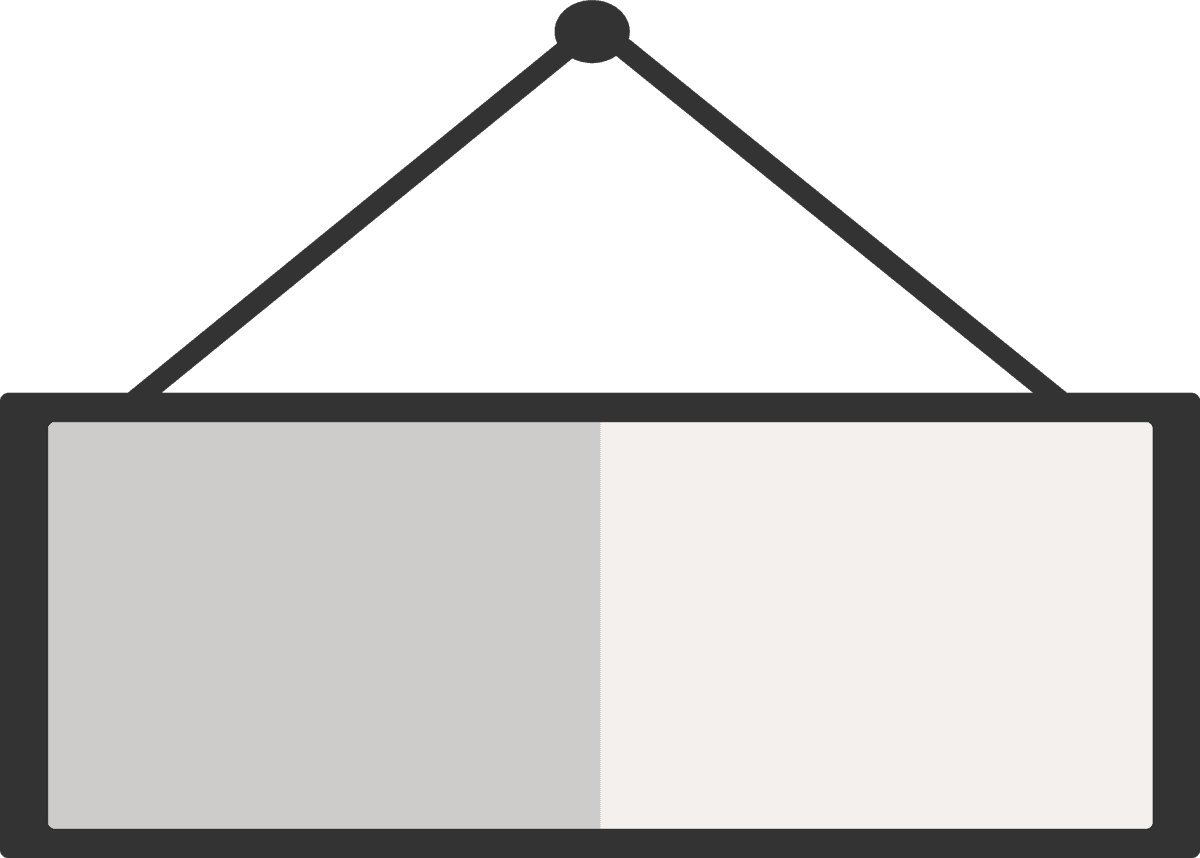 illustration blank sign vector for customizable advertising needs in modern spaces